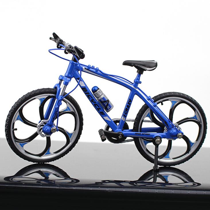 Miniatura de Bicicleta em Alumínio de Alta Qualidade Conexão Shop Modelo 6: Azul 