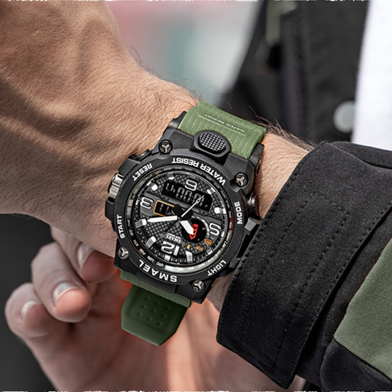 Relógio Smael Militar S-Shock Extreme 1545 Sport Conexão Shop 