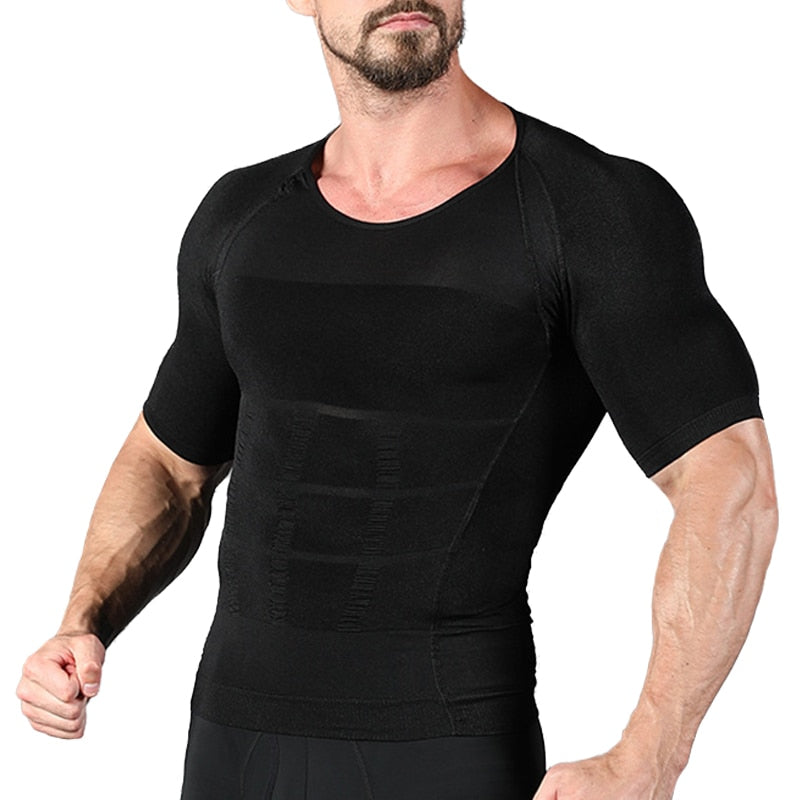 Camisa de Compressão Masculina Modeladora, Correção Postural – Conexão Shop