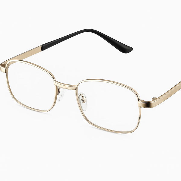 Óculos de Leitura Unissex com Armação de Liga e Lentes HD Conexão Shop Dourado 0 