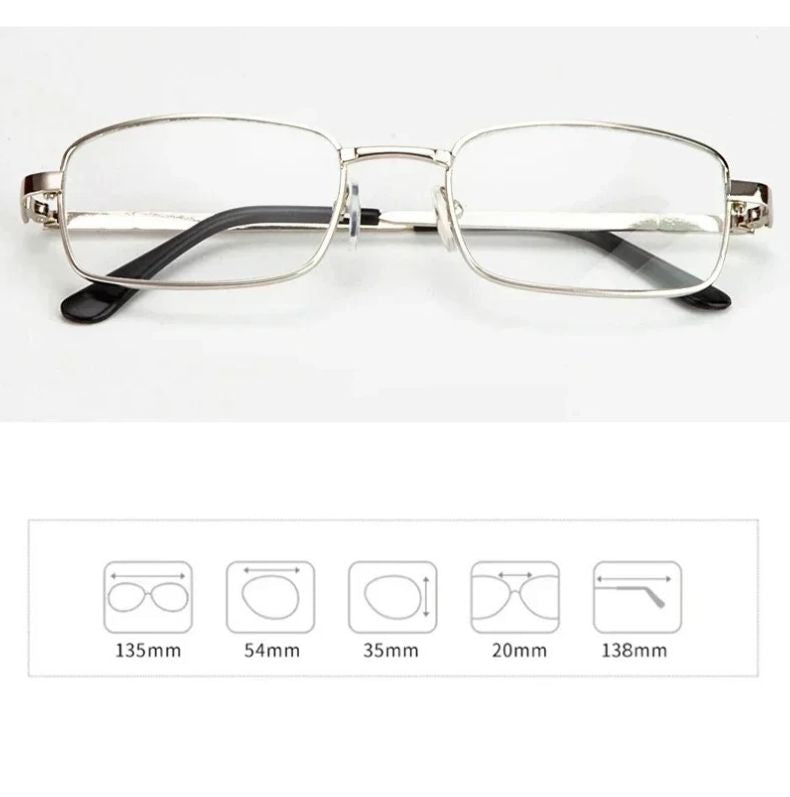 Óculos de Leitura Unissex com Armação de Liga e Lentes HD Conexão Shop 
