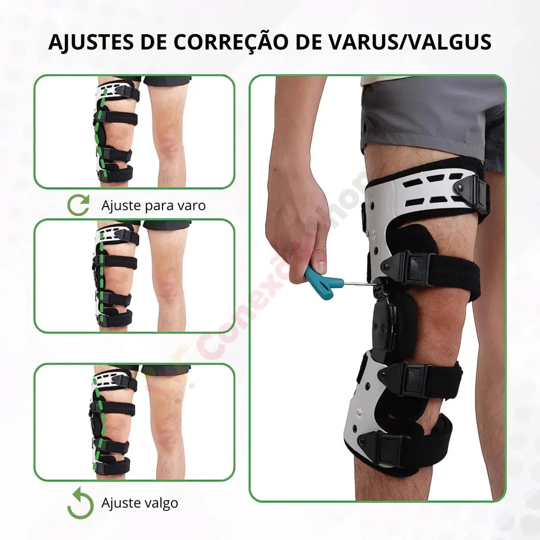 Joelheira Estabilizadora Articulada Ajustável Conexão Shop 