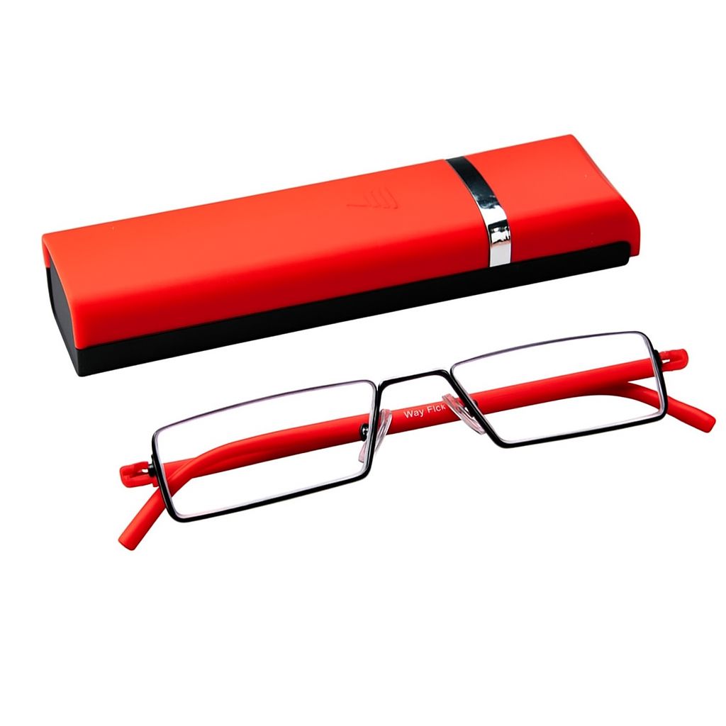 Óculos de Leitura Anti-Luz Azul Unissex - Proteção e Conforto Conexão Shop Vermelho 0 