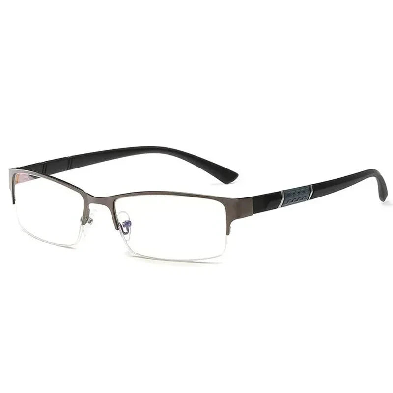 Óculos de Leitura Anti Luz Azul Retro Masculino Miopia Conexão Shop Cinza 0 