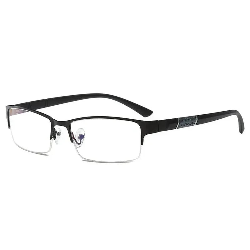Óculos de Leitura Anti Luz Azul Retro Masculino Miopia Conexão Shop Preto 0 