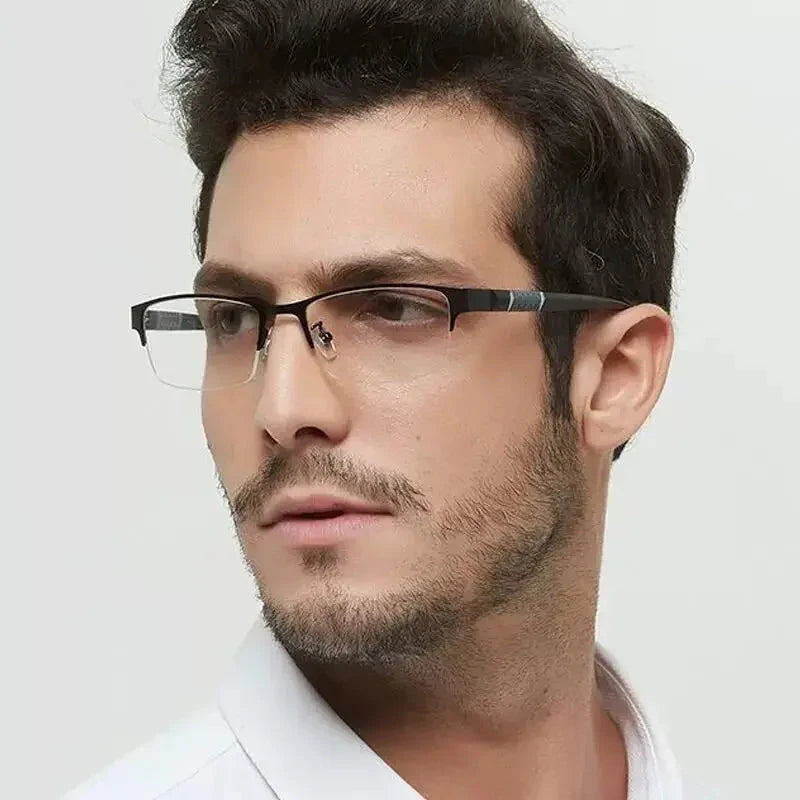 Óculos de Leitura Anti Luz Azul Retro Masculino Miopia Conexão Shop 