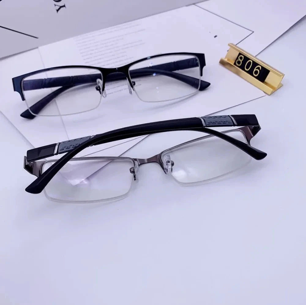 Óculos de Leitura Anti Luz Azul Retro Masculino Miopia Conexão Shop 