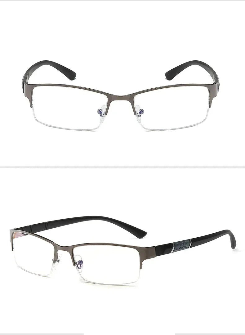 Óculos de Leitura Anti Luz Azul Retro Masculino Miopia Conexão Shop 