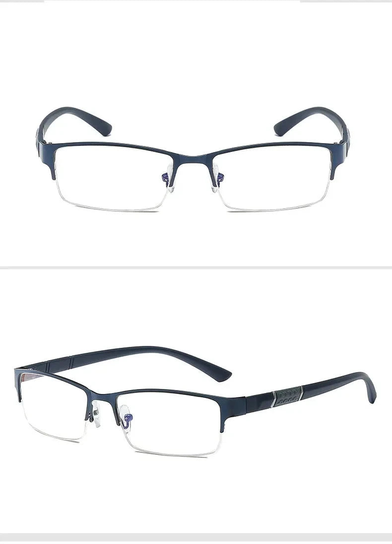 Óculos de Leitura Anti Luz Azul Retro Masculino Miopia Conexão Shop 