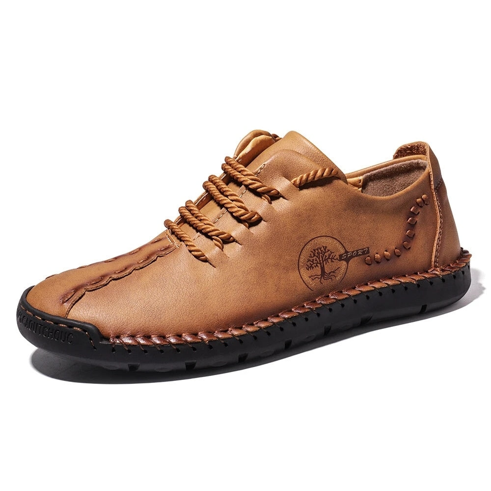 Mocassim Masculino Couro, Sapato de Couro Casual Conexão Shop Mocassim Masculino Couro Amarelo 35 