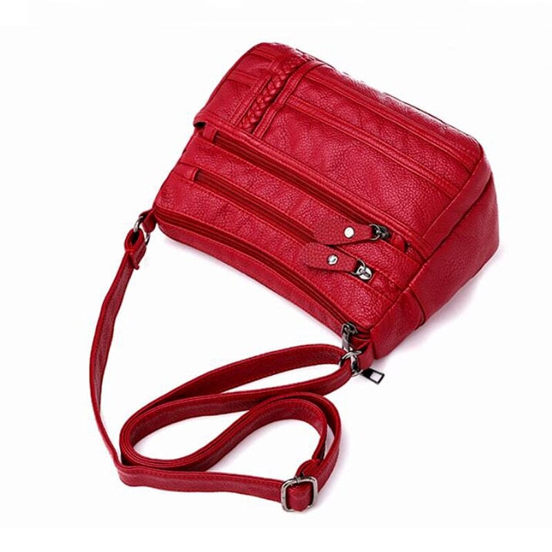 Bolsa de Ombro Feminina Couro - Bolsa Crossbody Conexão Shop 