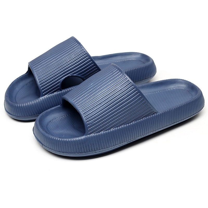 Chinelo Ortopédico Nuvem Terapêutico Comfort Conexão Shop Azul Marinho 34-35 