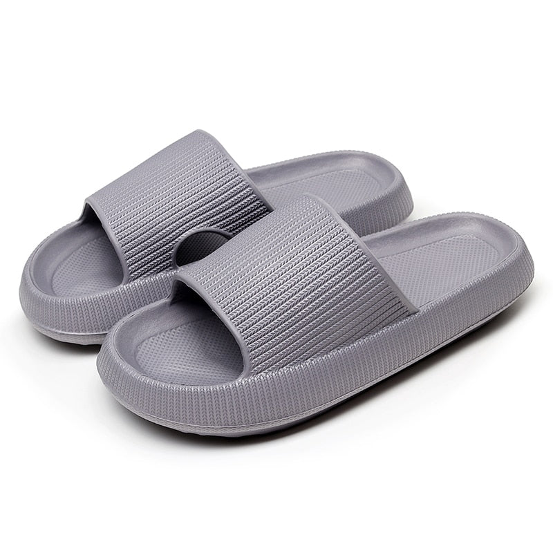 Chinelo Ortopédico Nuvem Terapêutico Comfort Conexão Shop Cinza 34-35 