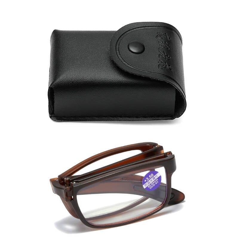 Óculos Dobrável de Grau - Armação Feminino e Masculino Conexão Shop Óculos Dobrável Marrom +100 