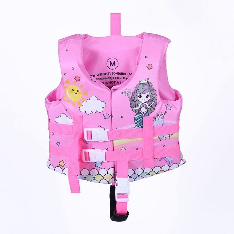 Colete Salva Vidas Infantil - Boia Para Criança Flutuante Conexão Shop Colete Salva Vidas Infantil Sereia Rosa M (14-23 kg) 