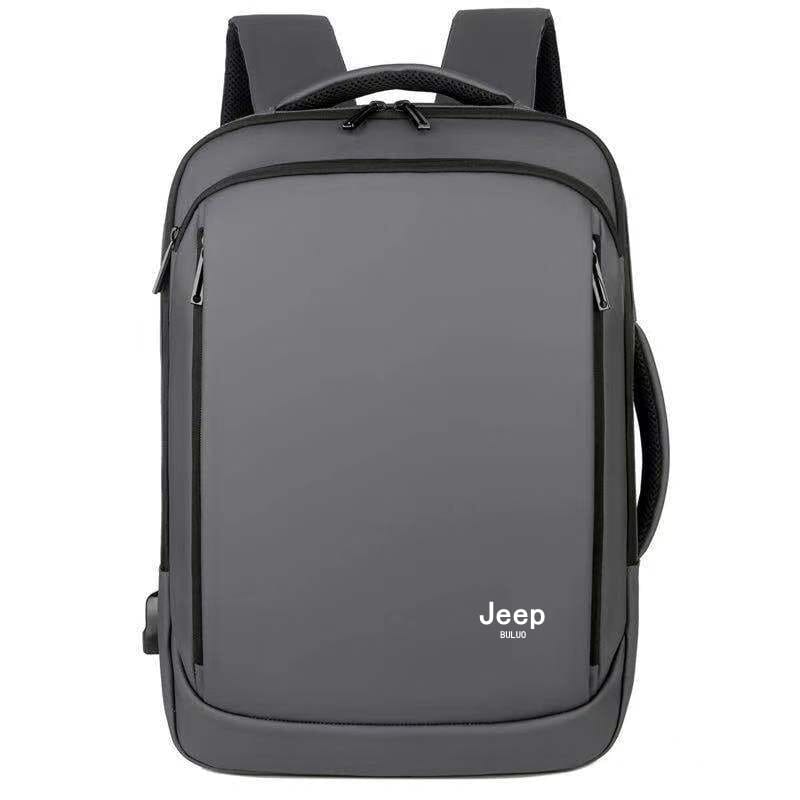 Mochila Jeep Para Notebook Original - Com Alça de Mão e USB Conexão Shop Mochila Para Notebook Cinza 