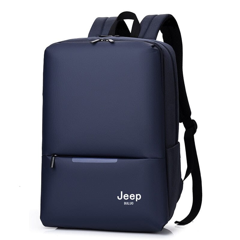 Mochila Jeep a Prova d'água - Modelo Masculino e Feminino Conexão Shop Mochila Jeep Azul Escuro 