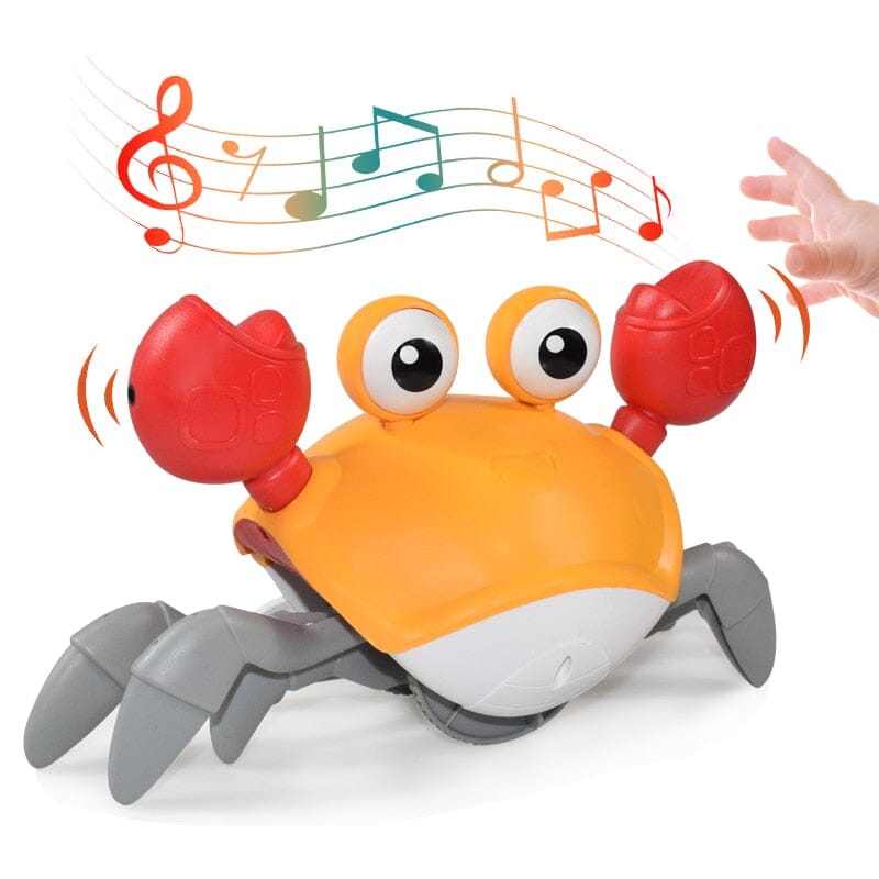 Caranguejo Brinquedo Musical Fujão Com Sensor de Obstáculos Conexão Shop 