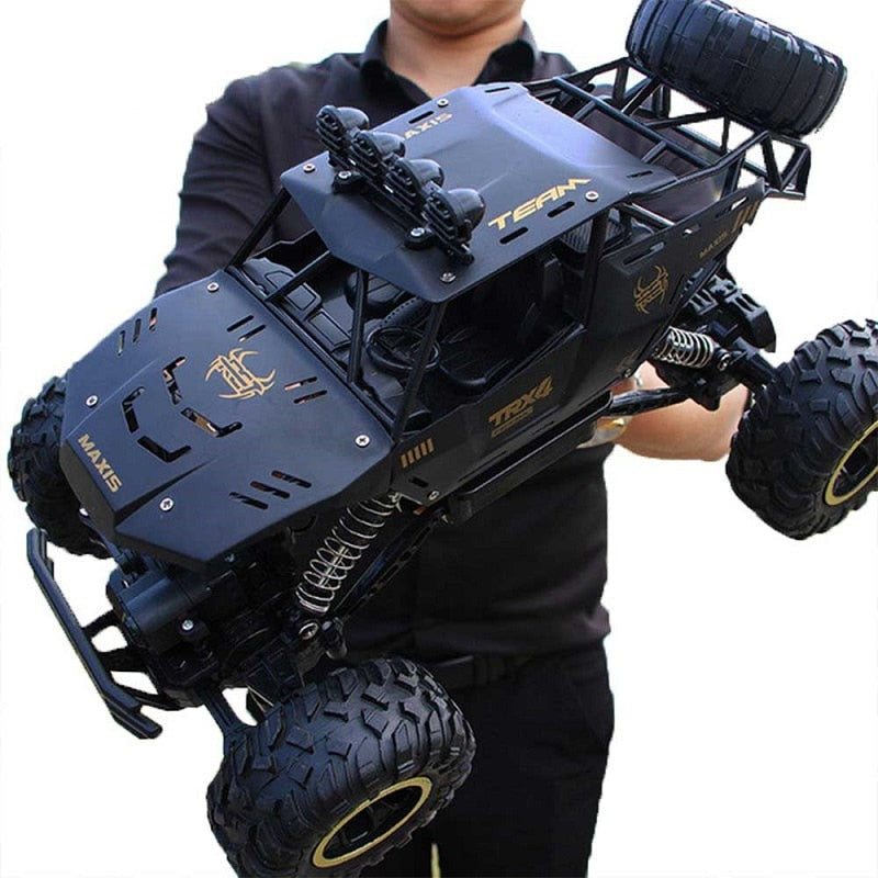 Carrinho De Controle Remoto 4x4 Off Road Preto