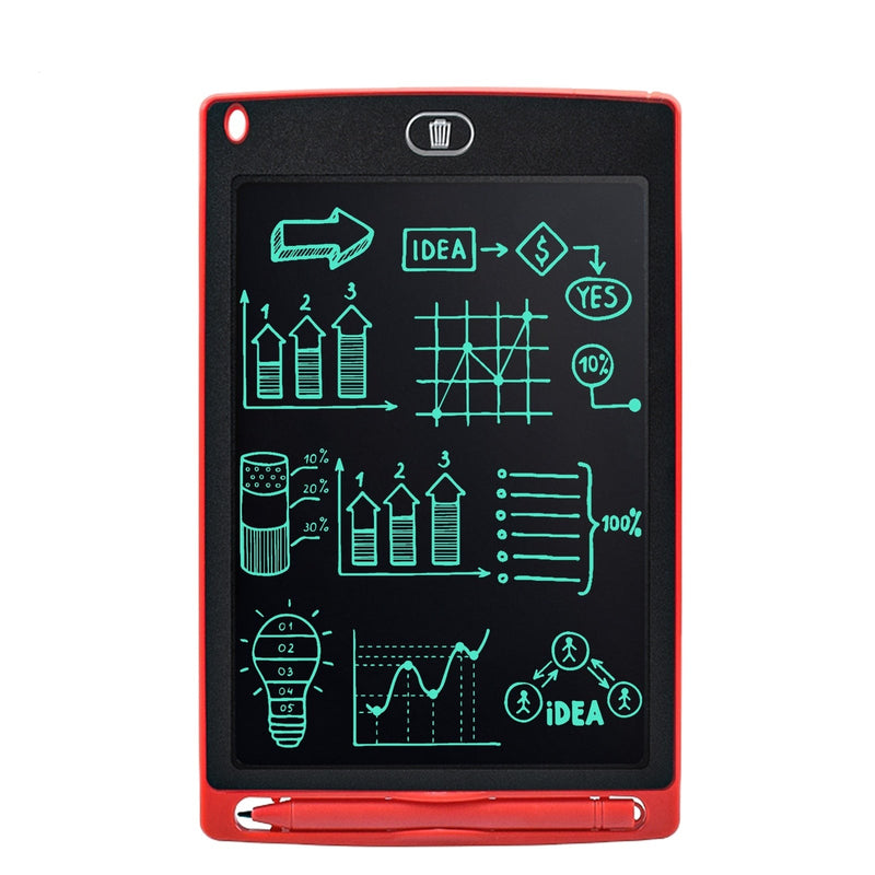 Tablet Para Desenho Infantil - Caderno Digital Para Crianças Conexão Shop Tablet Infantil Vermelho 
