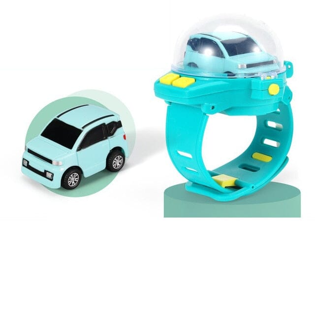 Carrinho Com Controle No Relógio - Car Watch Mini Carro Conexão Shop Carrinho infravermelho Verde 