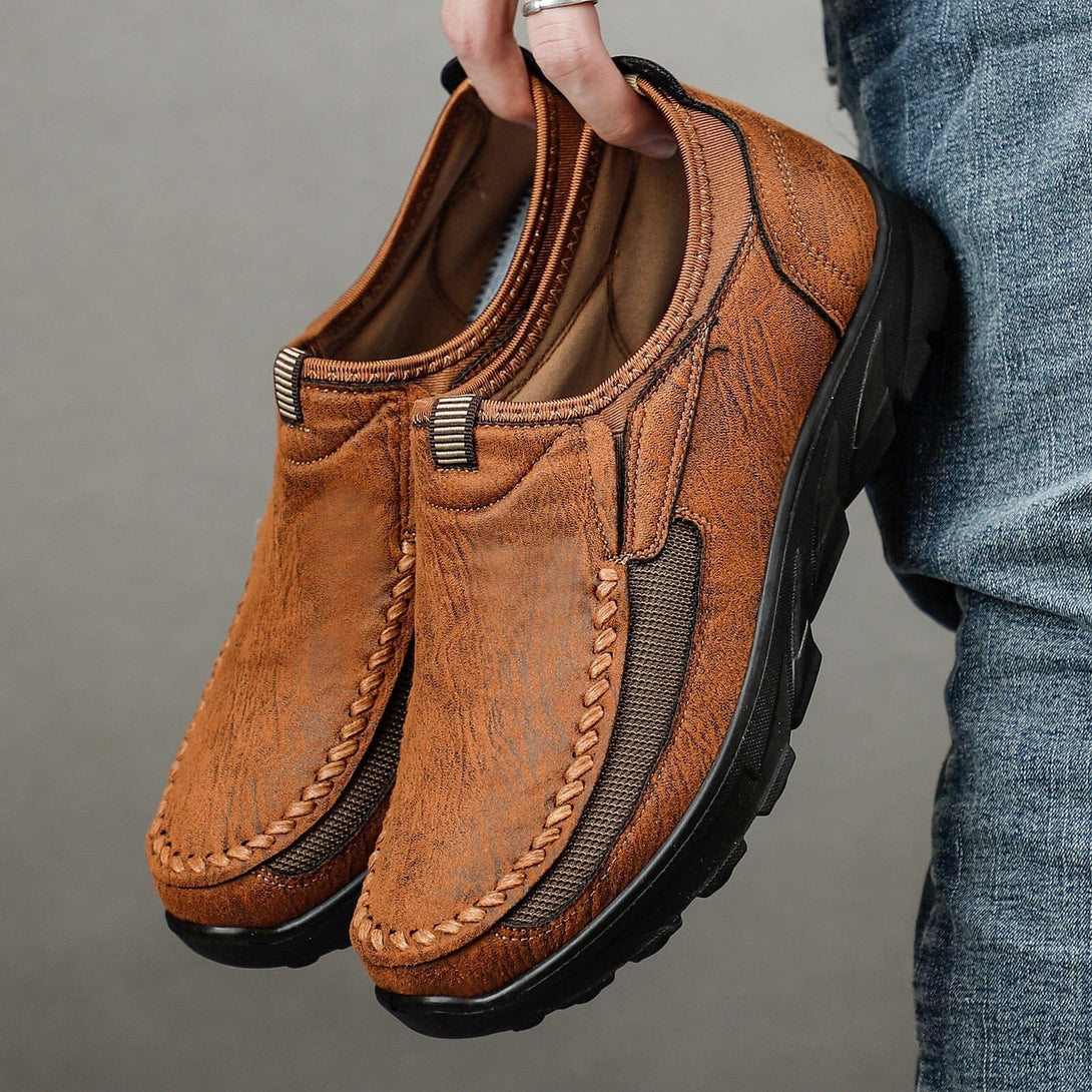 Mocassim Masculino de Couro - Sapato Casual ComfyMens Conexão Shop 