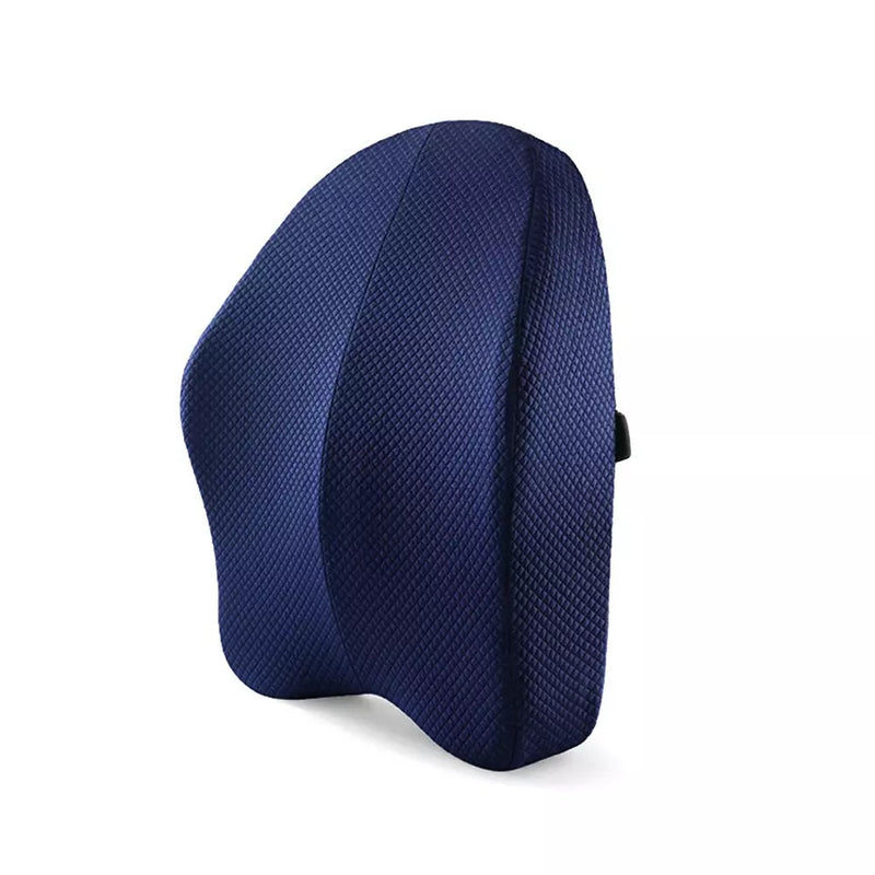 Almofada Ergonômica Ortopédica Para Cadeira Conexão Shop Almofada Ortopédica Costas Azul 